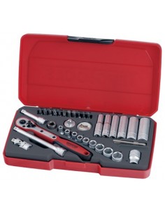 LLAVE VASO JUEGO TENGTOOLS 1/4" T1436