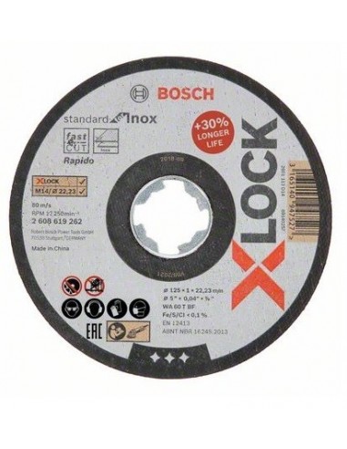 DISCO CORTE X-LOCK 125X1