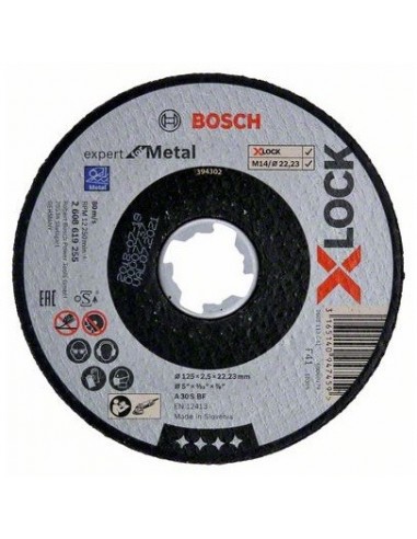 DISCO CORTE X-LOCK 125X2,5