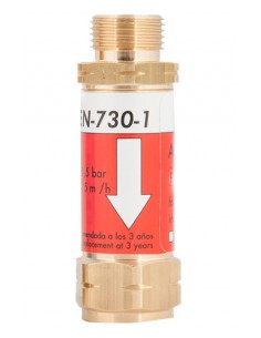 VALVULA SEGURIDAD ACETILENO A/D PARA SOPLETE 73100119