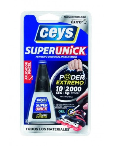 ADHESIVO SUPERUNICK PINCEL 5 GR.