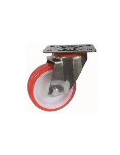 RUEDA AFO SERIE 284 POL ROJO INOX