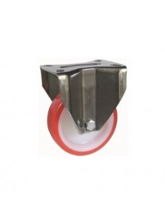 RUEDA AFO SERIE 285 POL ROJO INOX