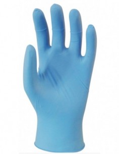 GUANTE NITRILO AZUL