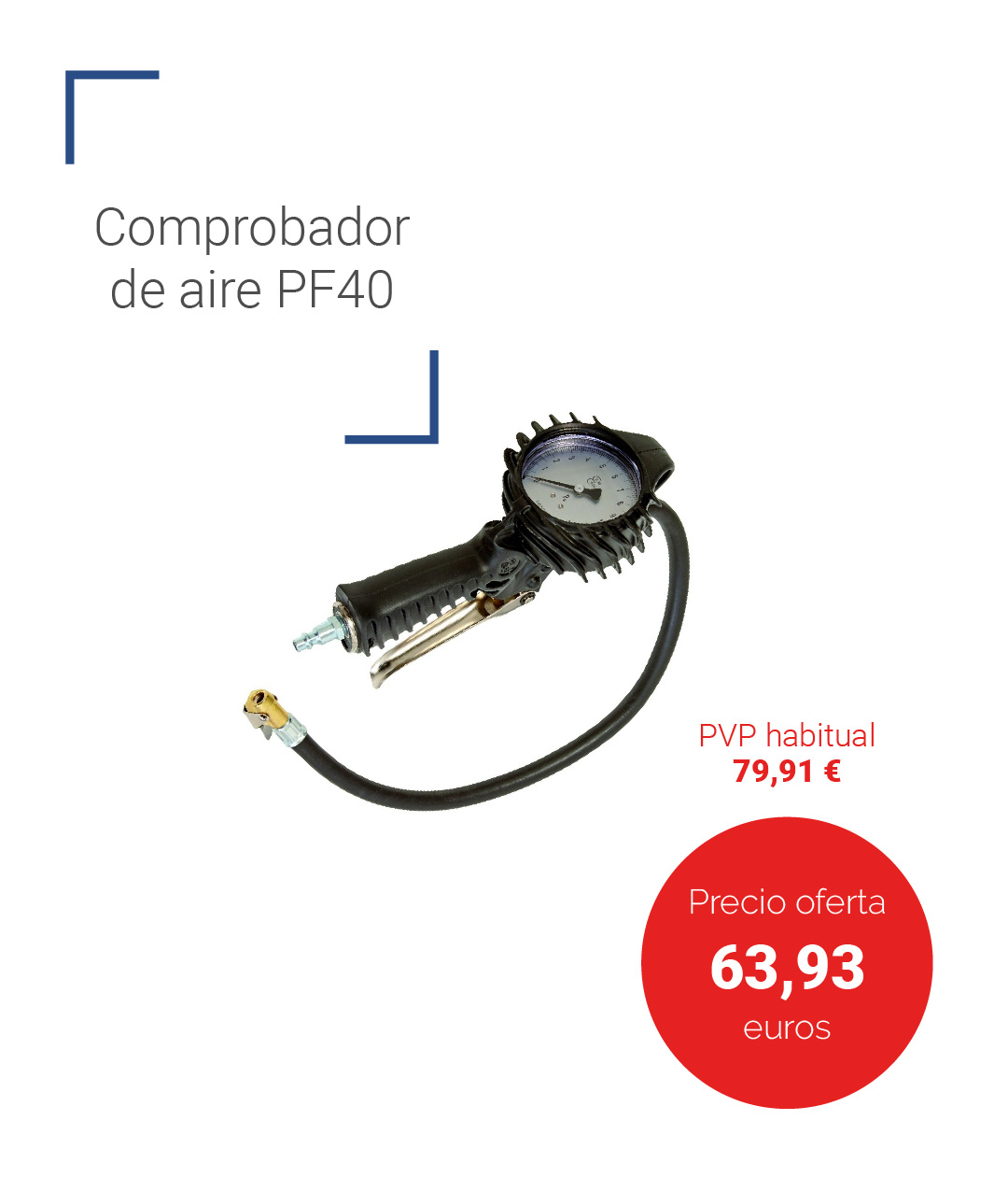 Oferta comprobador de aire PF40