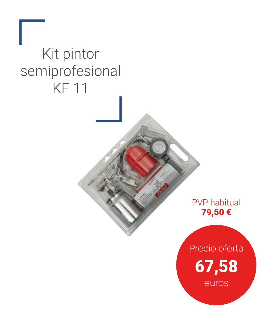 Oferta kit pintor semiprofesional KF 11