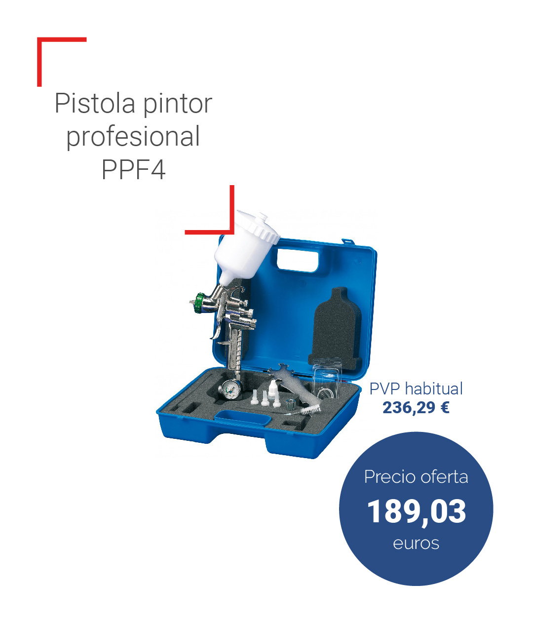 Oferta pistola pintor profesional PPF4