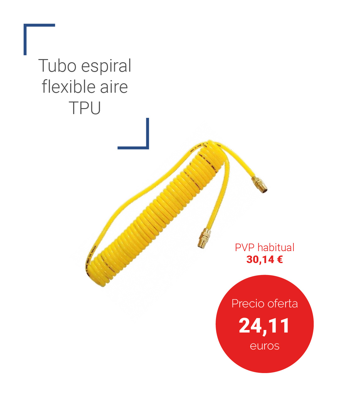 Oferta tubo espiral flexible aire TPU